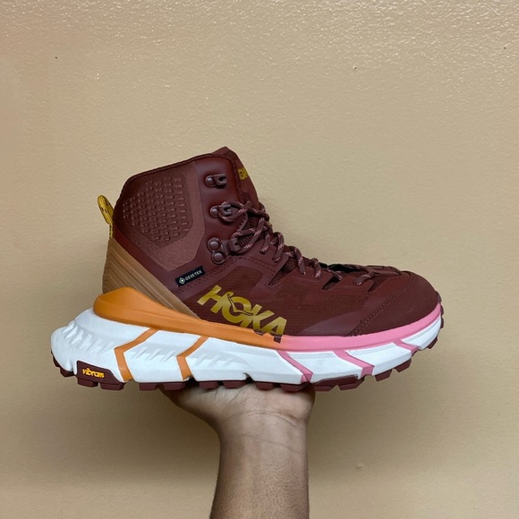 HOKA ONE ONE Womens TenNine GORE-TEX Hiking Boots “Elderberry / Coastal - Picture 1 of 17